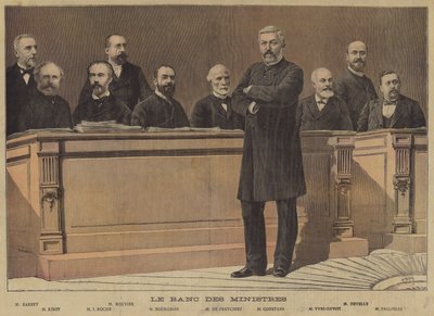 The Ministerial Bench by French School